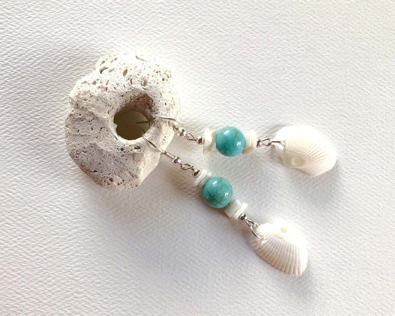 Sanibel Island / Sanibel Shell Earrings / Florida Jewelry / Etsy