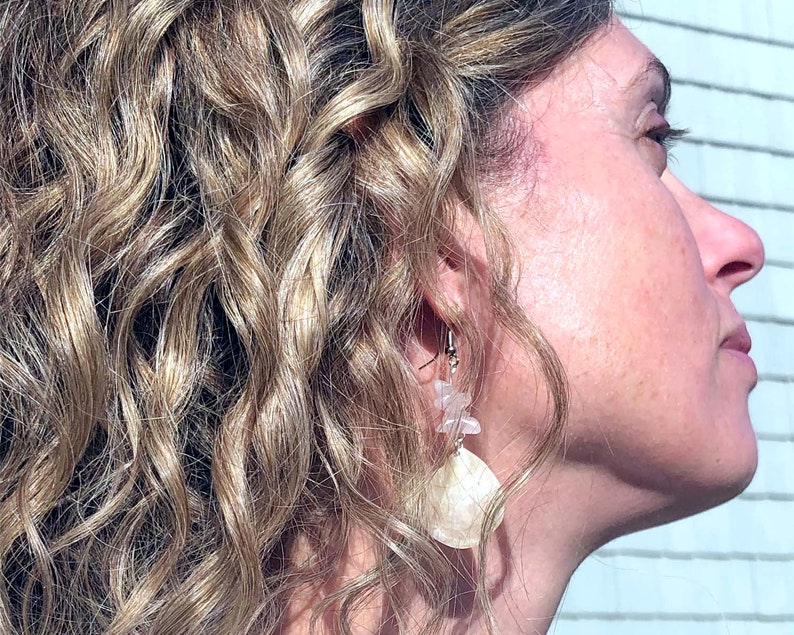 Sanibel Island Bowmans Beach jingle shell earrings image 6