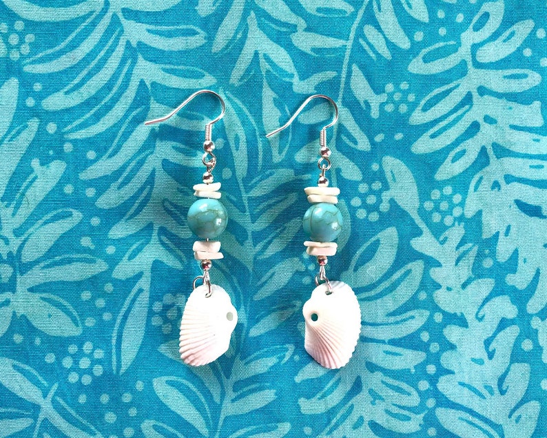 Sanibel Island / Sanibel Shell Earrings / Florida Jewelry / Etsy