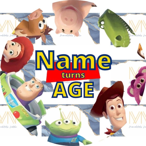 Toy story personalized sticker (Digital or Physical)