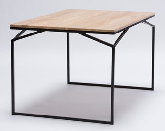 Dining Table RAK - Steel & High-Quality Oak Wood