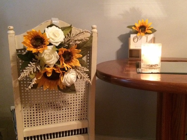 Sunflower Wedding Aisle Decor We can match your color scheme image 0