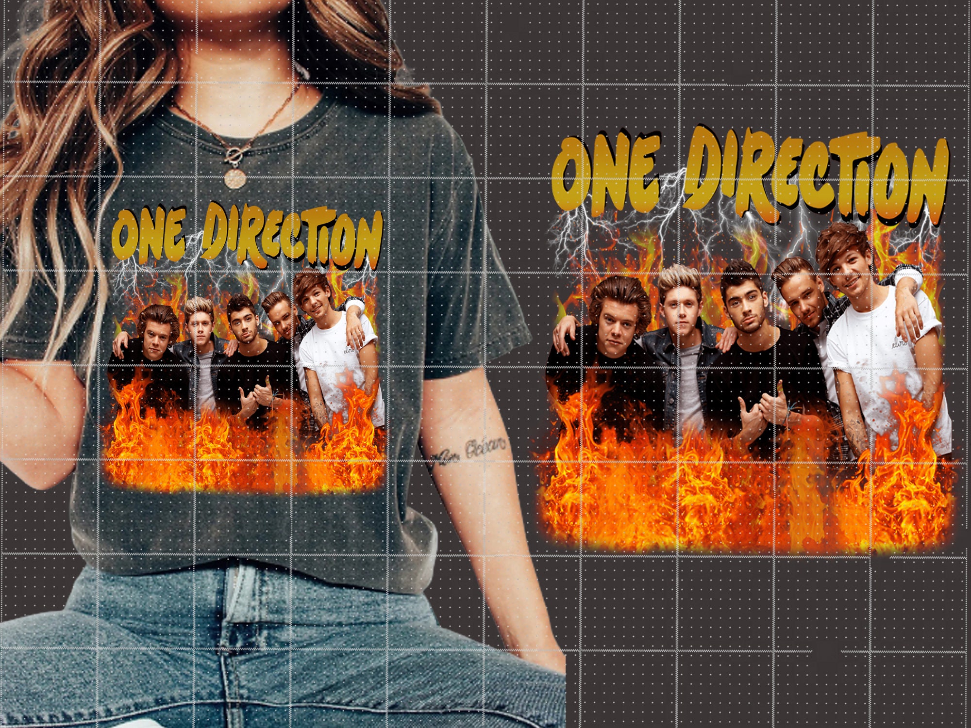 Louis Tomlinson Tour 2023 One Direction Music T-Shirt - Ink In Action