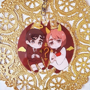 Kid Bruce & Edward 3 inch Gold Foil Charm