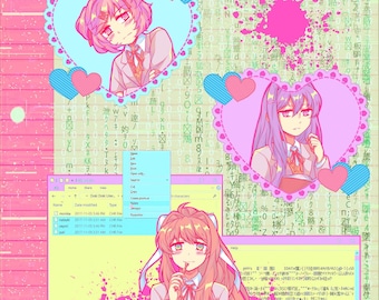 11 x 17 Doki Doki Literature Club Print