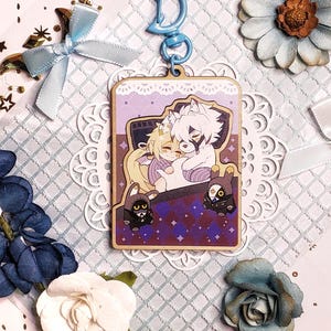 Good Night Lycahugo Wood Charm