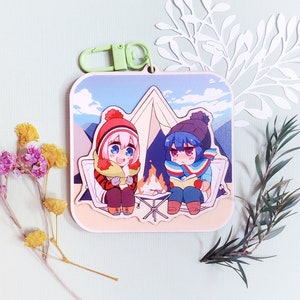 Yuru Camp 3 inch Wood Charm