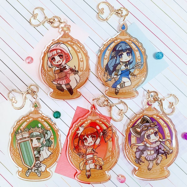 Magia Record 3 inch Charms