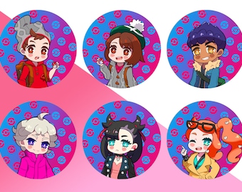 PKMN zwaard- en schildknoppen