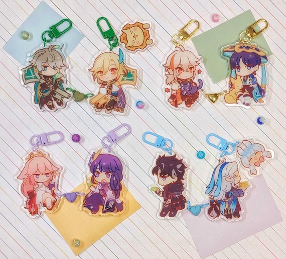 Genshin Impact Magnetic Heart Charms