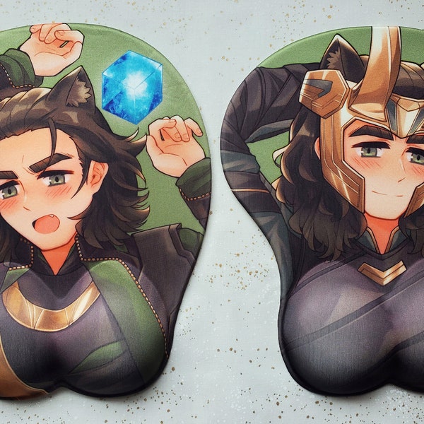 Loki Oppai Mousepads