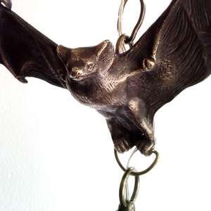 FABULOUS BAT ONLY Artist-Made Solid Bronze...Gothic - Medieval...#107