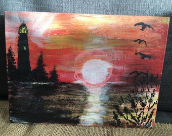 Luna - Pintura acrílica