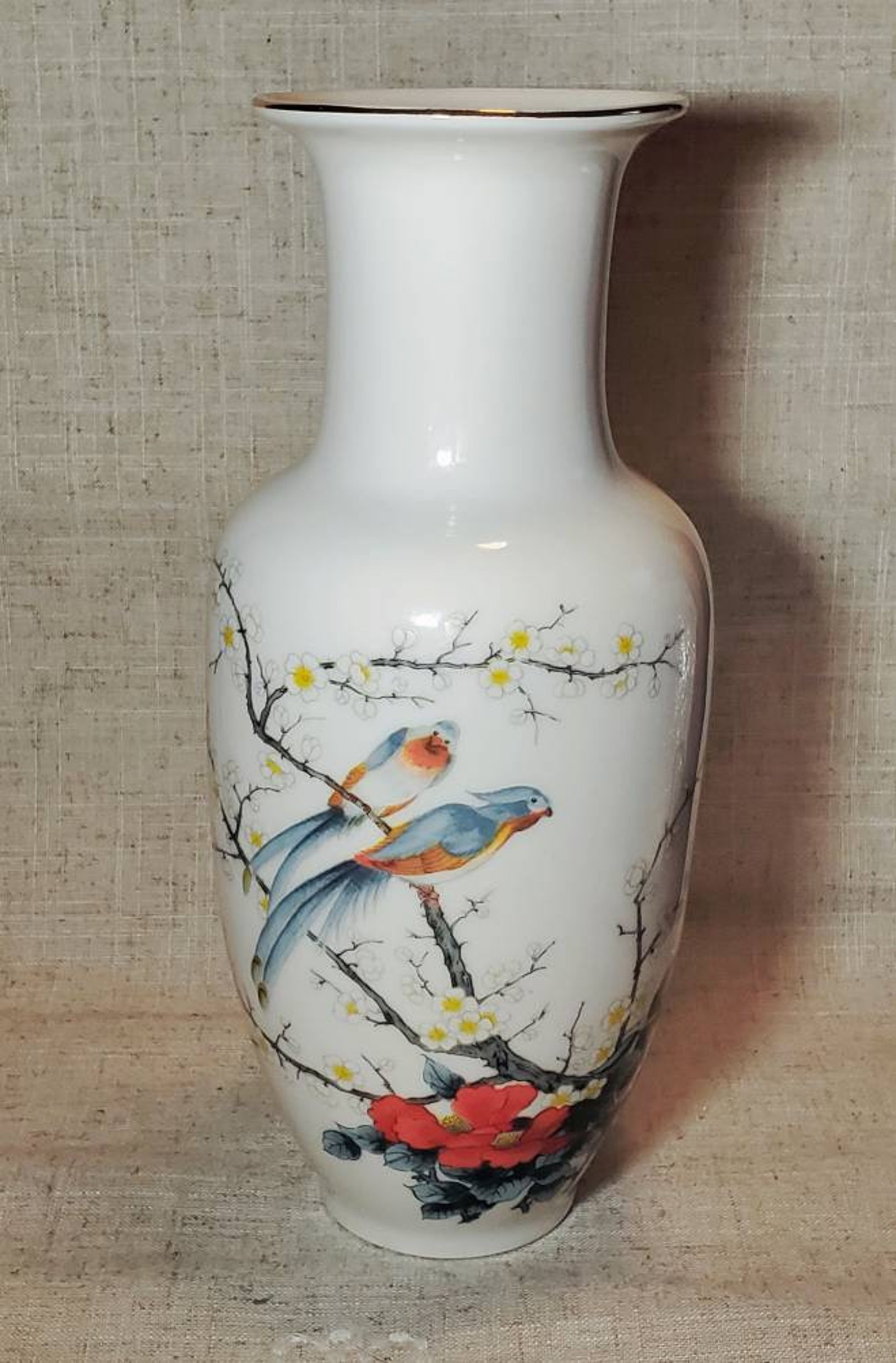 Vintage Vase by Jay Fine China made in Japan. 10 1/2 Etsy