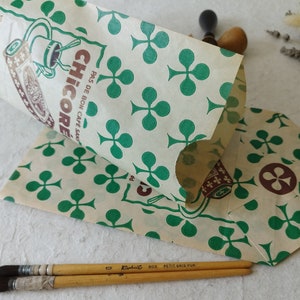 Sachets en papier, 2 délicieuses pochettes pour le journal fait main.