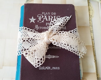 Handgemachtes Junk Journal "Petit Paris", französisches Reisetagebuch. Vintage Junk Book.
