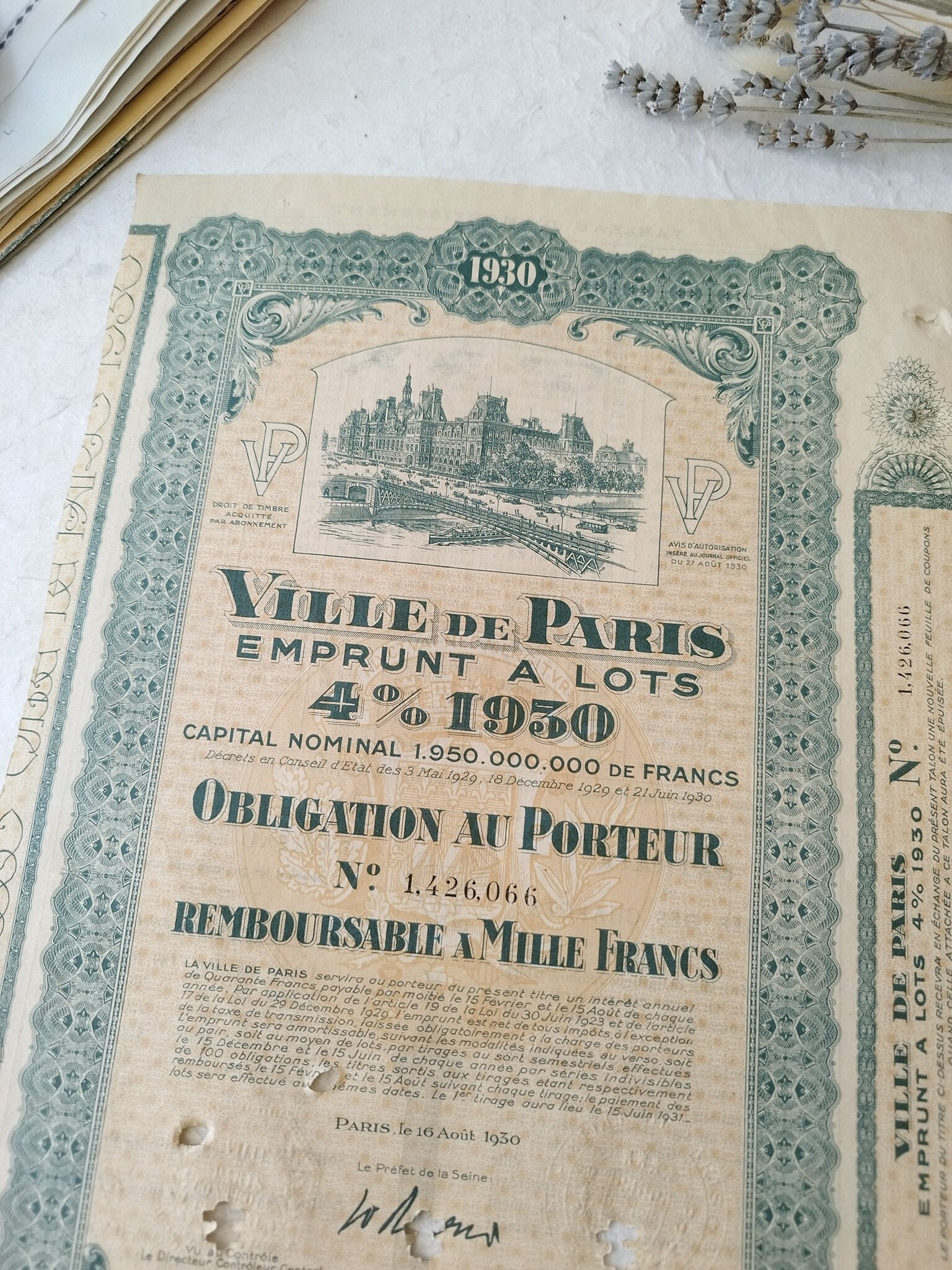 Affiche Carte France vintage XL - Nouvelles régions (sans porte-affiche)  papier d'archive