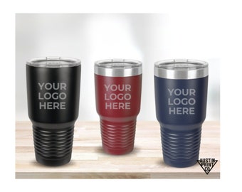 Customized Engraved Polar Camel Tumblers -- Your Logo! -- 30 oz. -- Double Vacuum Sealed