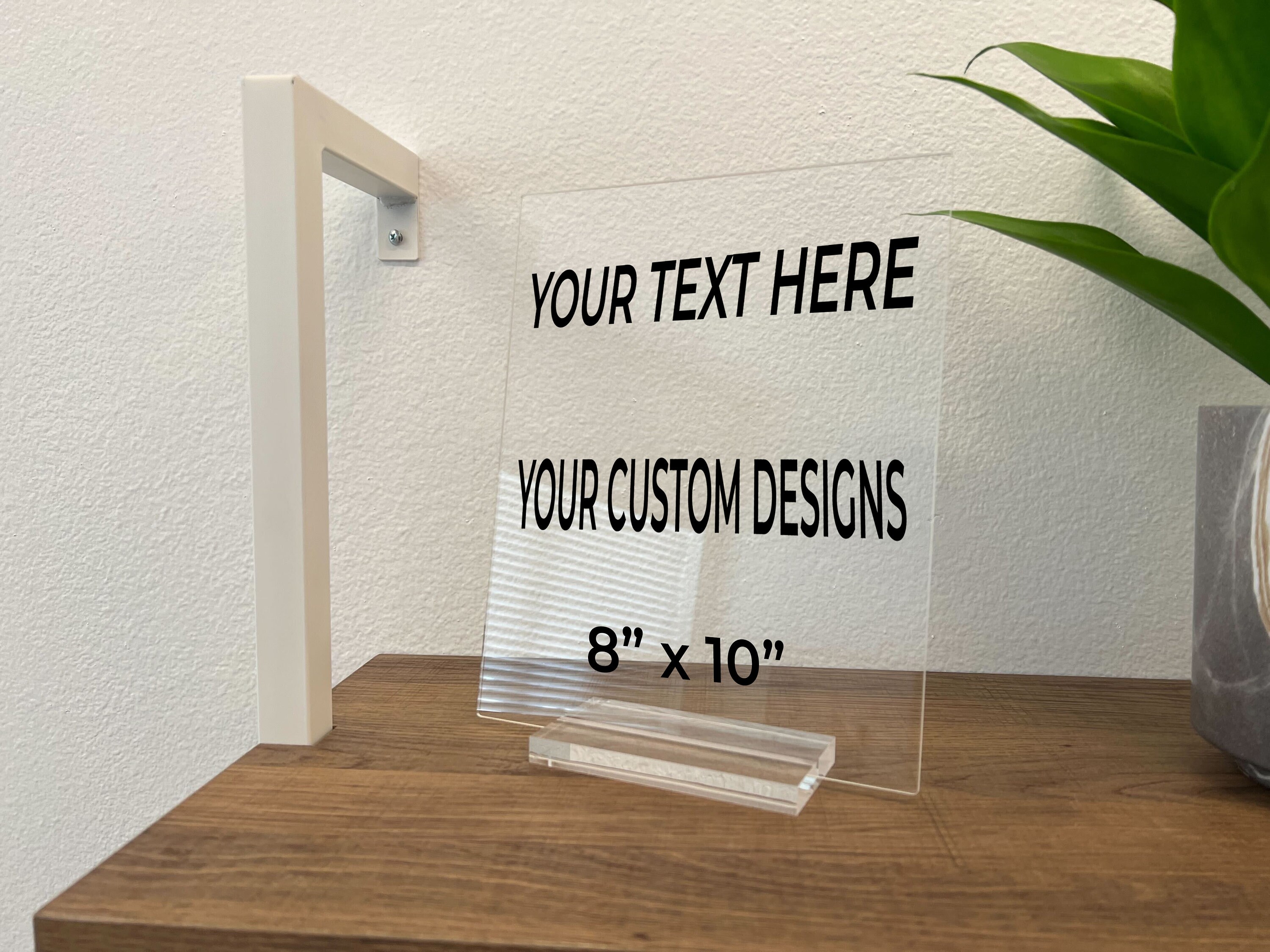 Custom UV Printed Acrylic Plaque - Personalized Designs - Commemorative ...
