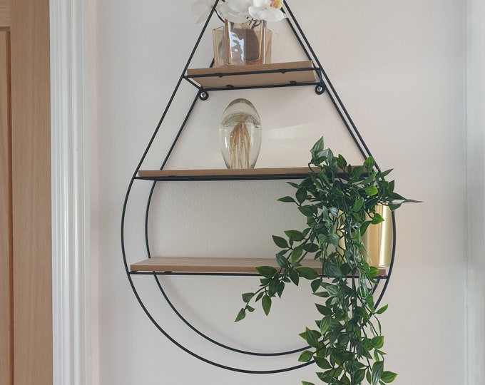 Teardrop Shelving Wall Unit Etsy