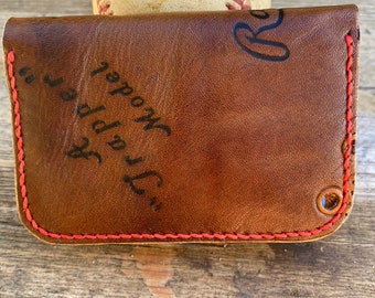 Vintage Rawlings Baseball Glove Bifold Wallet Card Holder