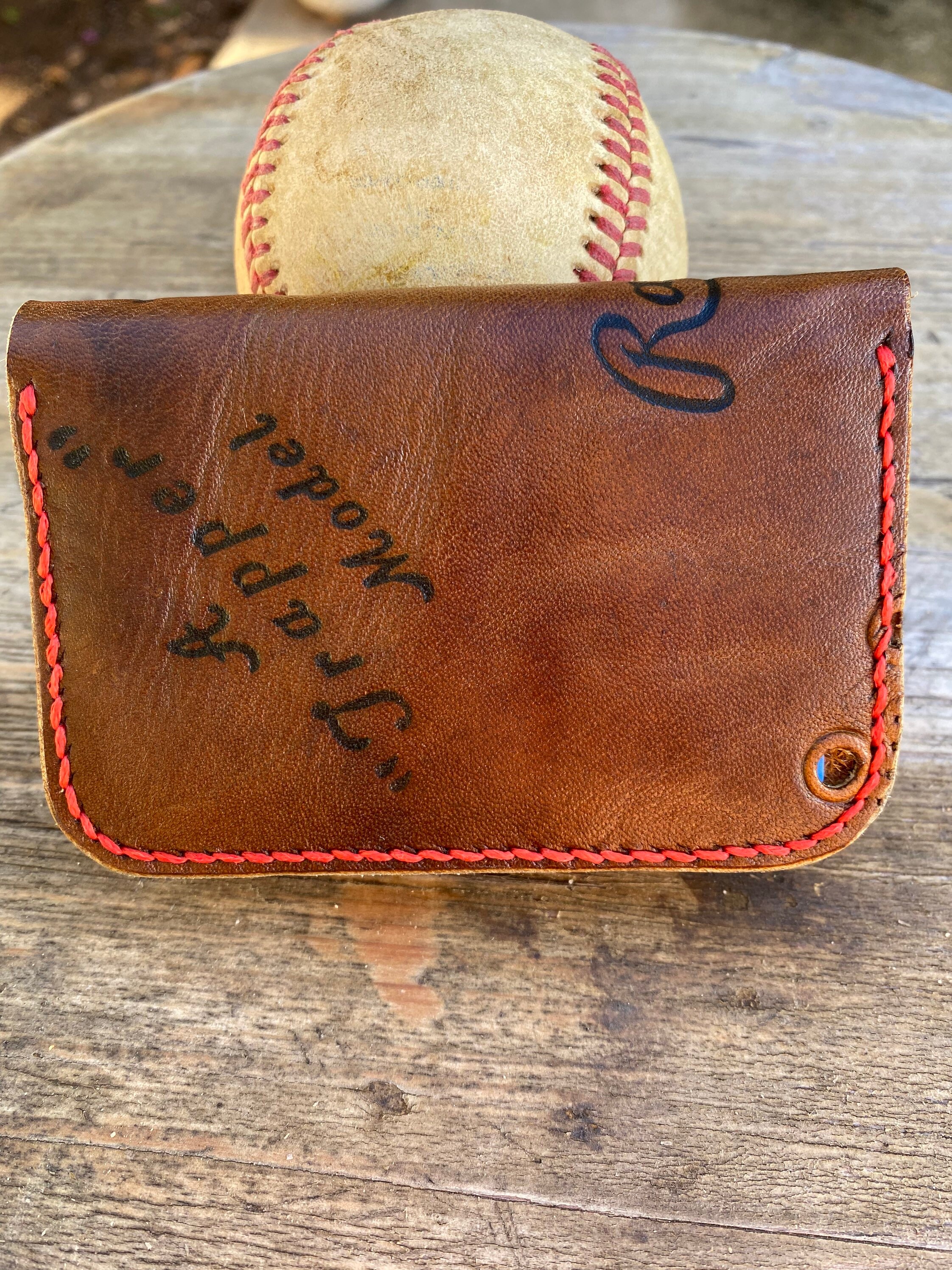 Vintage Rawlings Baseball Glove Bifold Wallet Card Holder Etsy