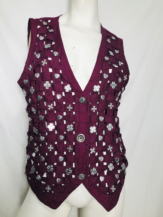 Vintage charms mesh silver Gem