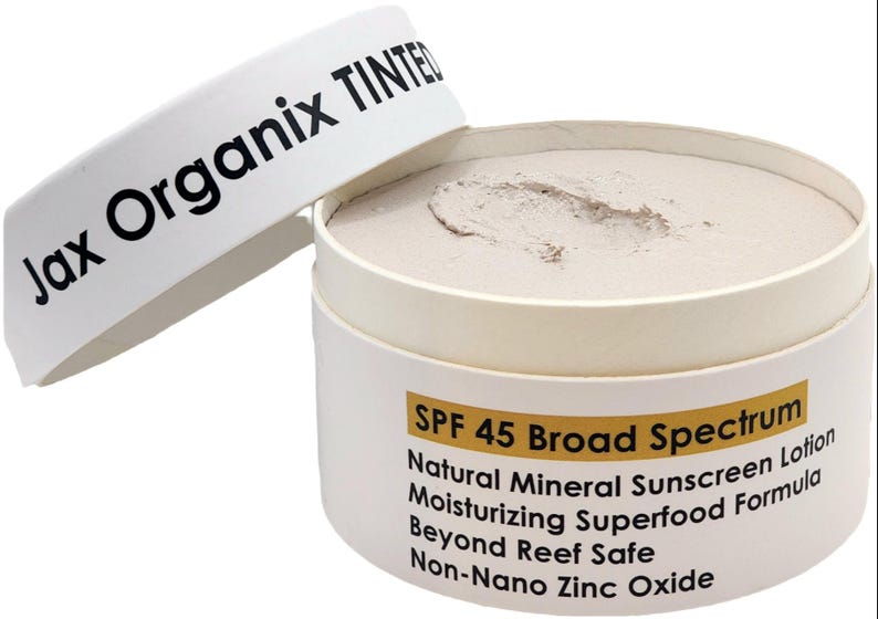 open jar, eco friendly sunscreen jar