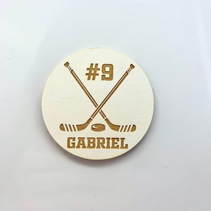 Hockey Magnet | Custom Hockey Player Magnet | Gift for Sports Teams