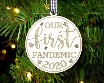 Details about   Christmas Tree Ornament 2020 Quarantine Family Xmas Lockdown Home Decoration