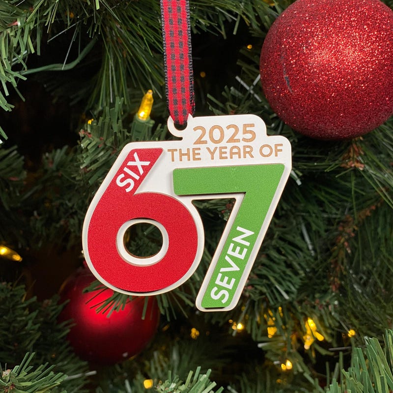 67 Year Ornament - Etsy