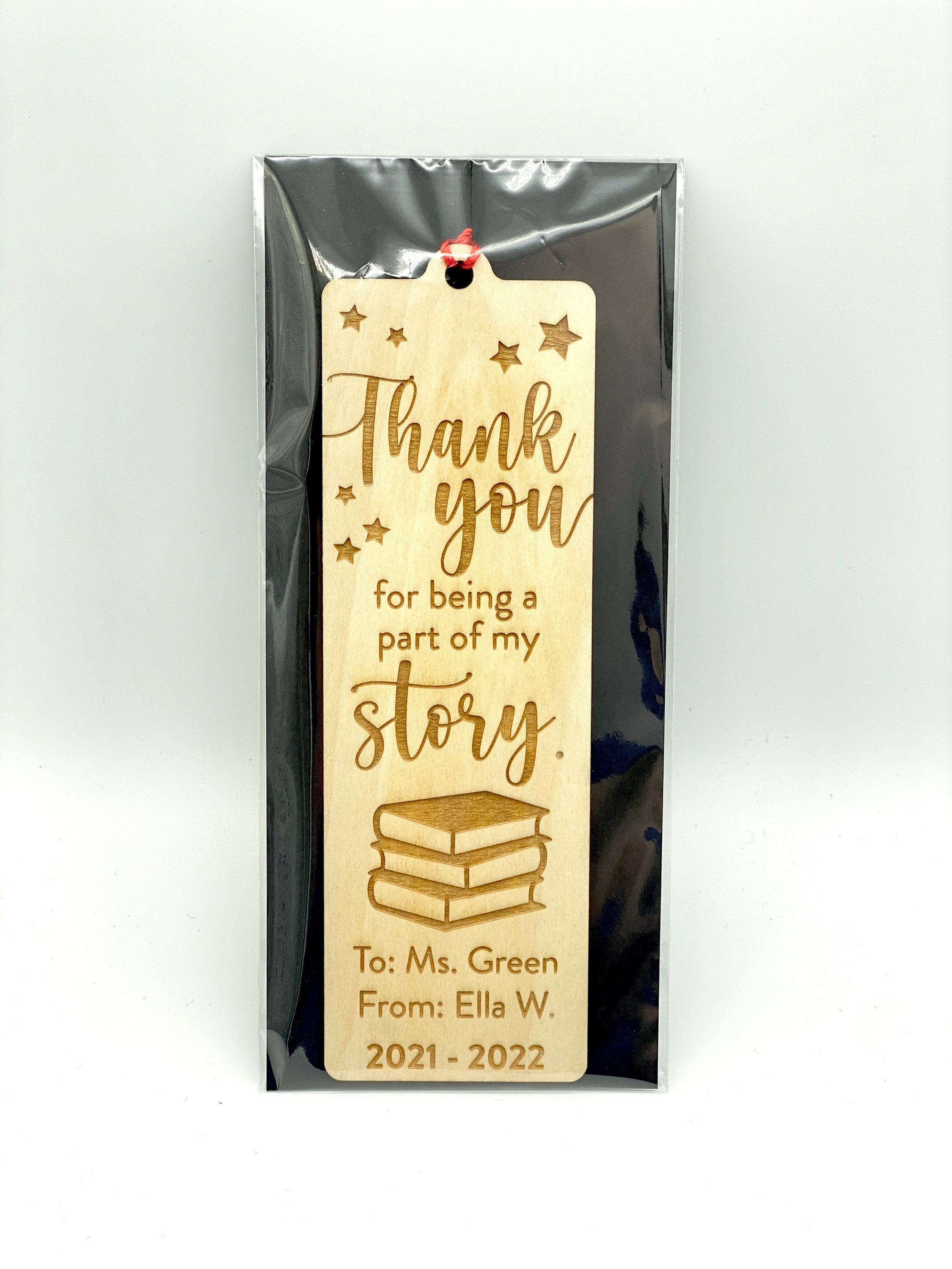 Teacher Gift Bookmark | Teacher Appreciation | Thank You for Being a ...