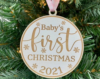 Baby's First Christmas Ornament | 2023 Ornament | New Baby Gift | Shower Gift