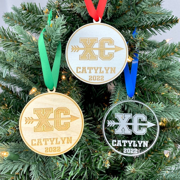 Cross Country Ornament | Personalized Sports Ornament | 2023 Ornament | Team Gift | Senior Gift