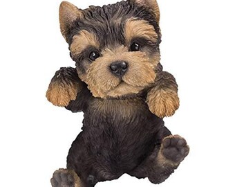 Pacific Giftware Realistic Kitten Hanging from Branch Rope Hanger Statue