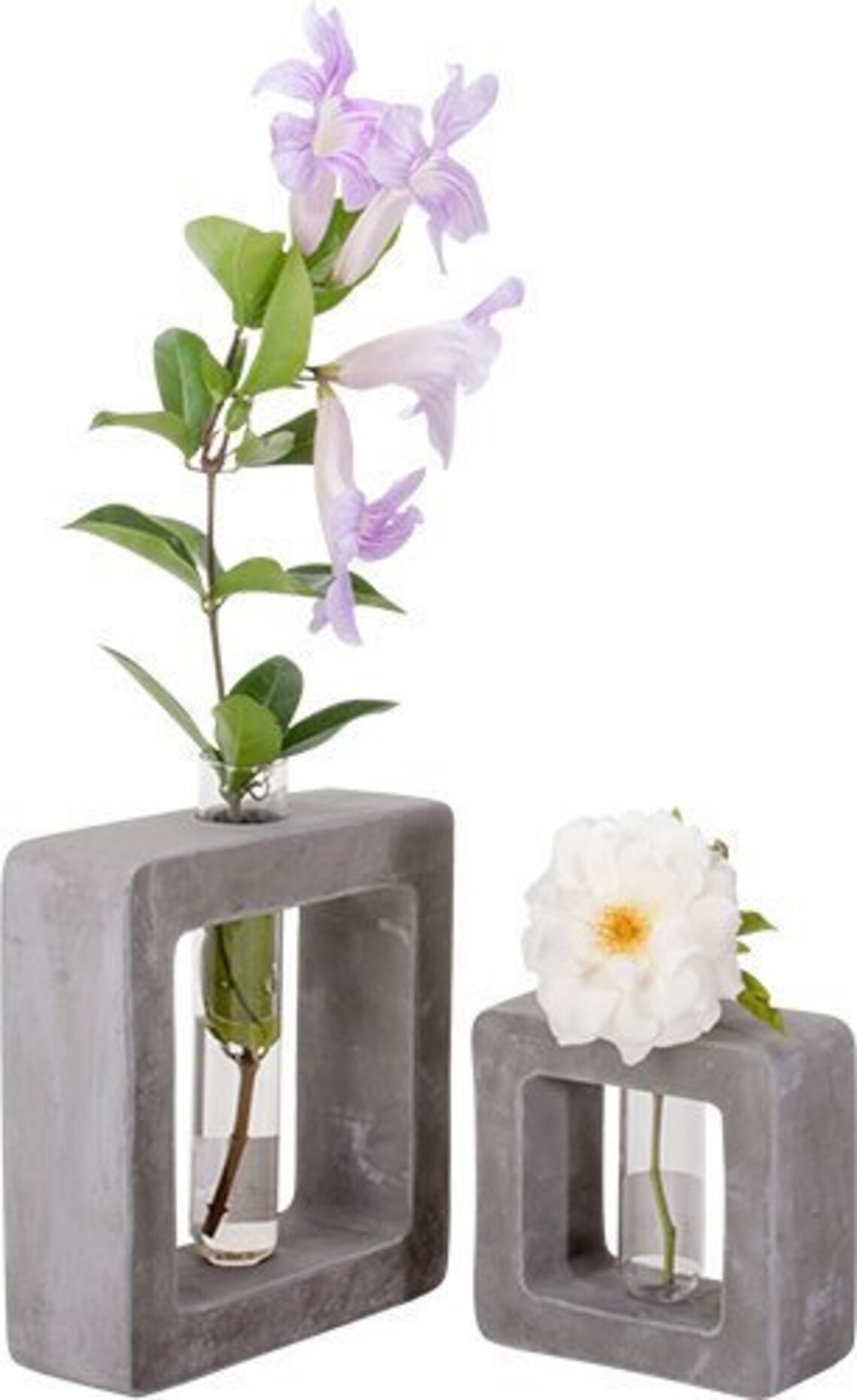 Concrete Square Propagation Vase Etsy