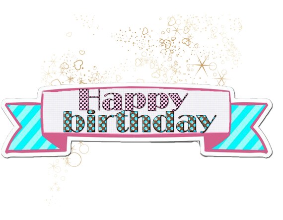 Printable lol Happy birthday banner digital lol Happy | Etsy