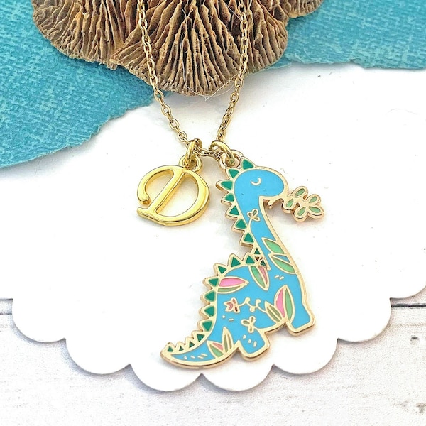 Dinosaur necklace for girl Clearance