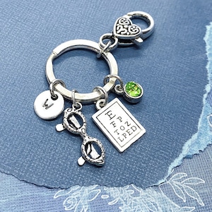 Optometry Keychain, Glasses Key Chain, Eyeglasses Keychain, Eye Doctor Staff Gifts, Optician, Vision Chart, Eye Chart, Ophthalmologist Gifts