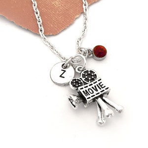 Movie Camera Necklace, Movie Projector Jewelry, Movie Lover Gift Movie Maker Film Maker Gifts Cinematographer Film Student Gift Videographer