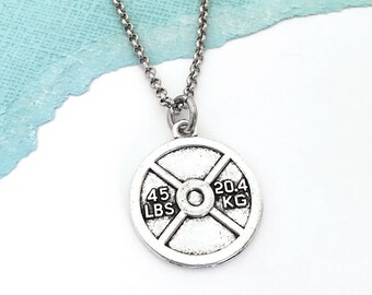 custom weight plate necklace