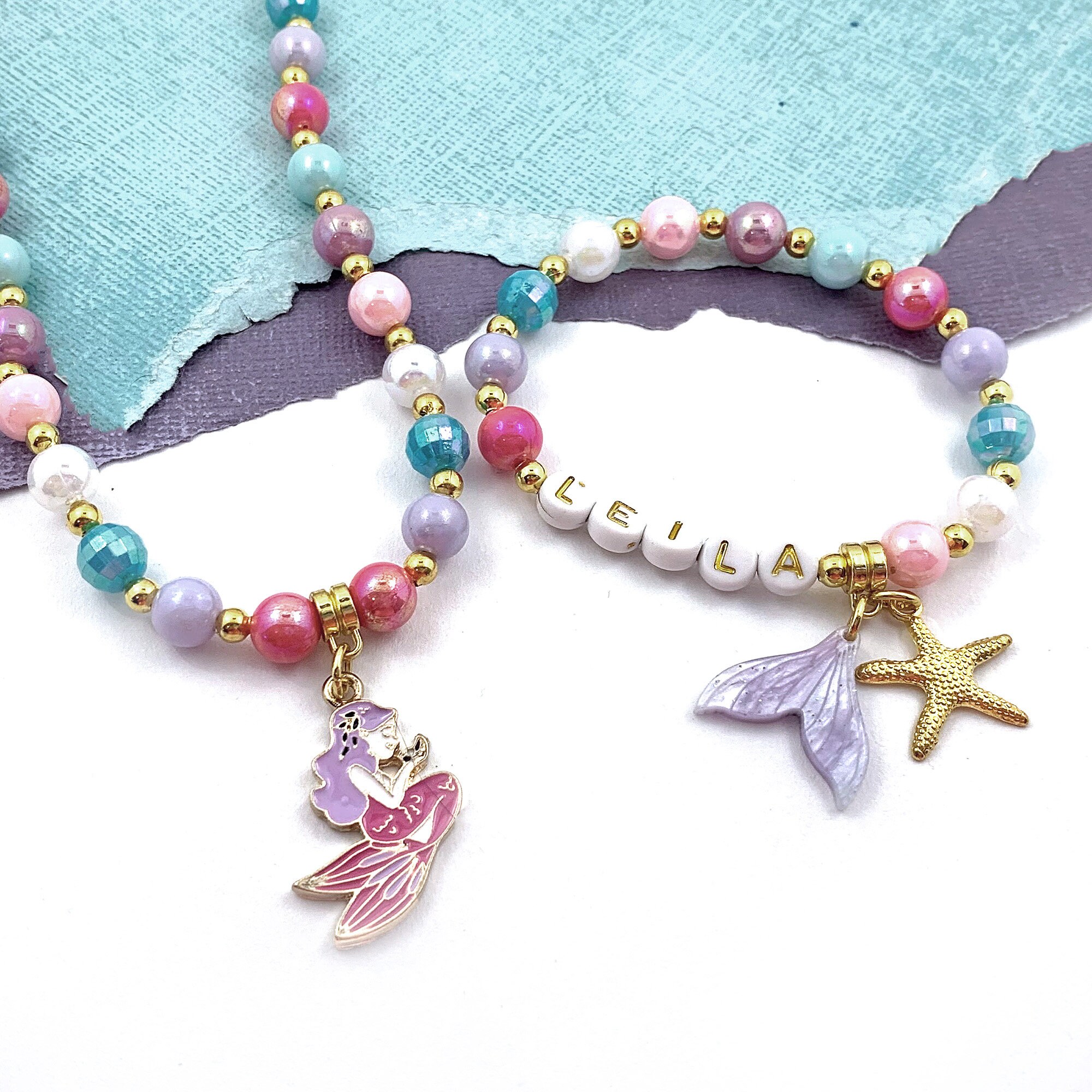 4pcs/set Children Colorful Bead Necklace Bracelet Set Unicorn Rainbow  Necklace Bracelet for Little Girls Jewelry Set Wholesale - AliExpress