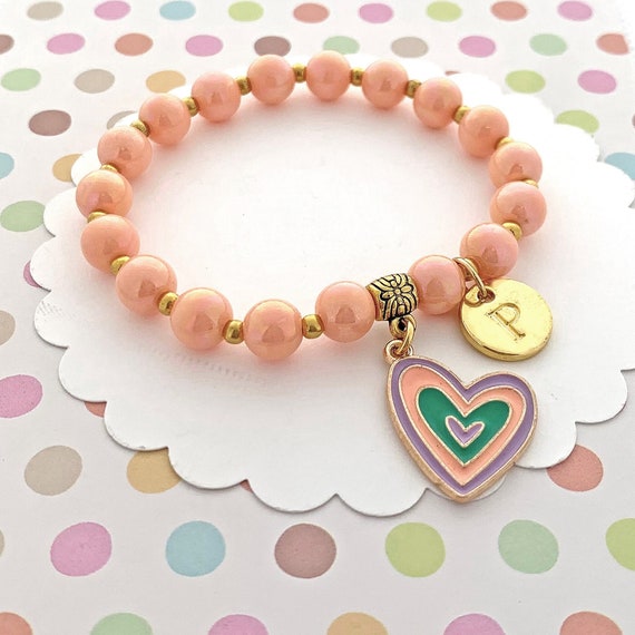 Beading Pattern - Lovely Hearts Bracelet | BeadedTreasury