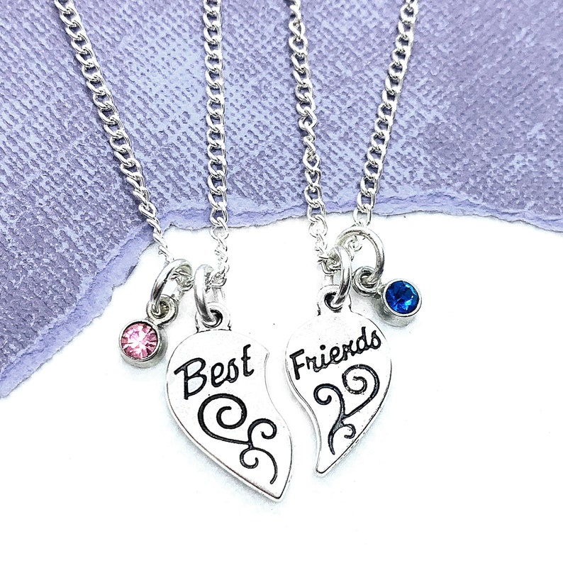 Best Friends Necklace for 2 Friendship Jewelry for 2 Bestie Etsy