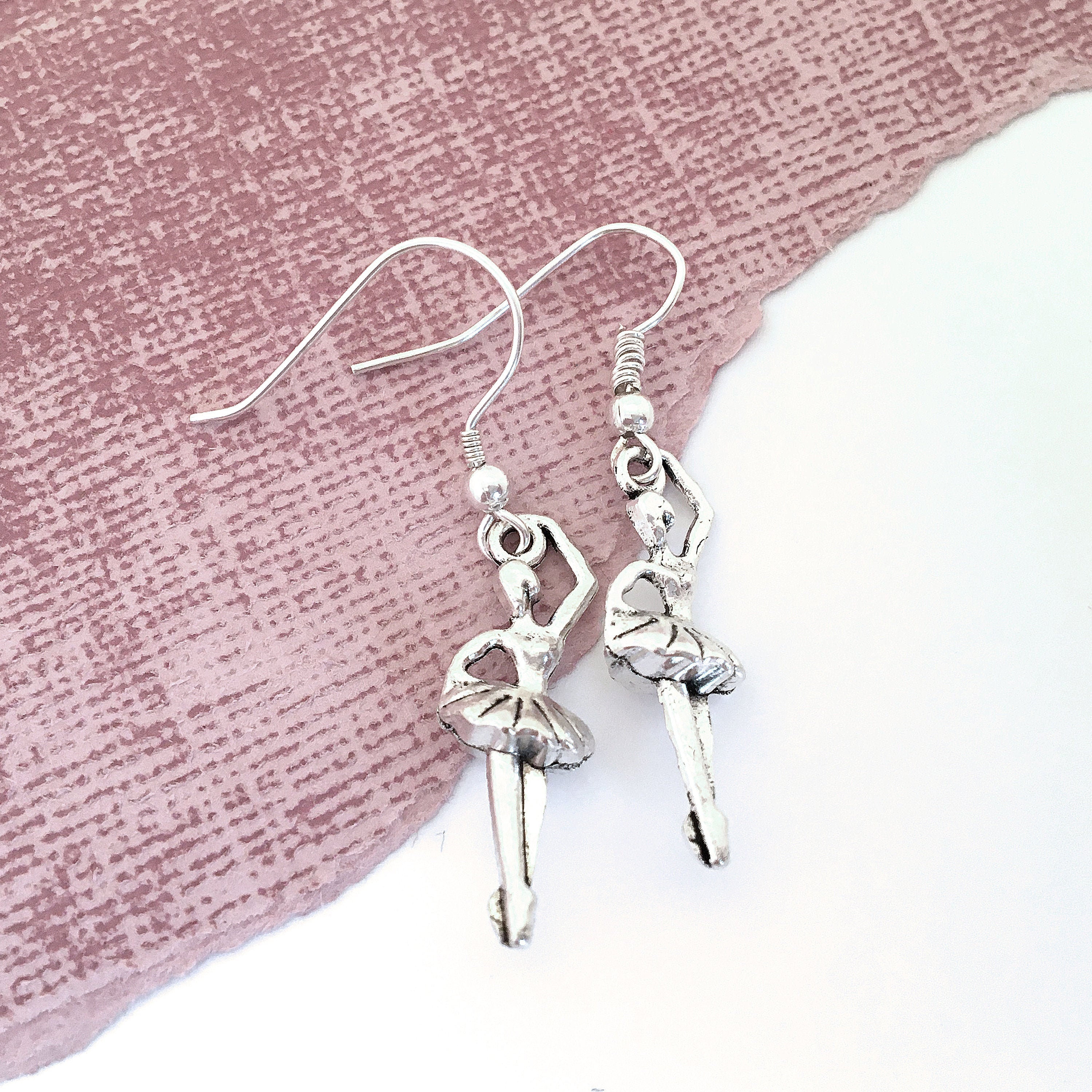 Ballerina Earrings Ballet Earrings Ballerina Jewelry Ballet Etsy