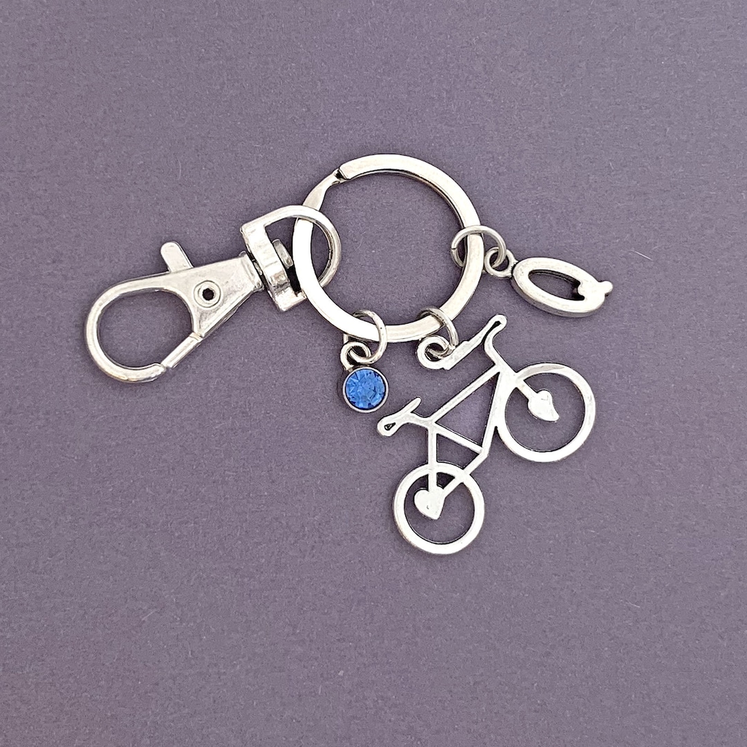 Bicycle Keychain, Bike Key Chain, Personalized Gift, Bicycle