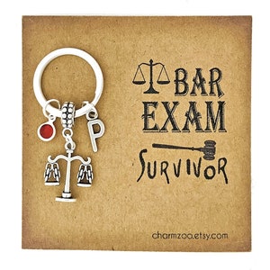 Lawyer Keychain, Bar Exam Gift, Scales of Justice, Law School ...