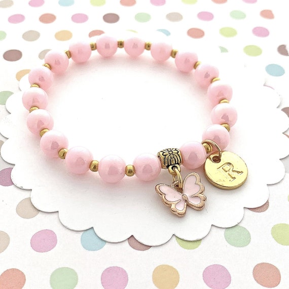 Girls Name Bracelet with Butterfly Charm | Jewels 4 Girls