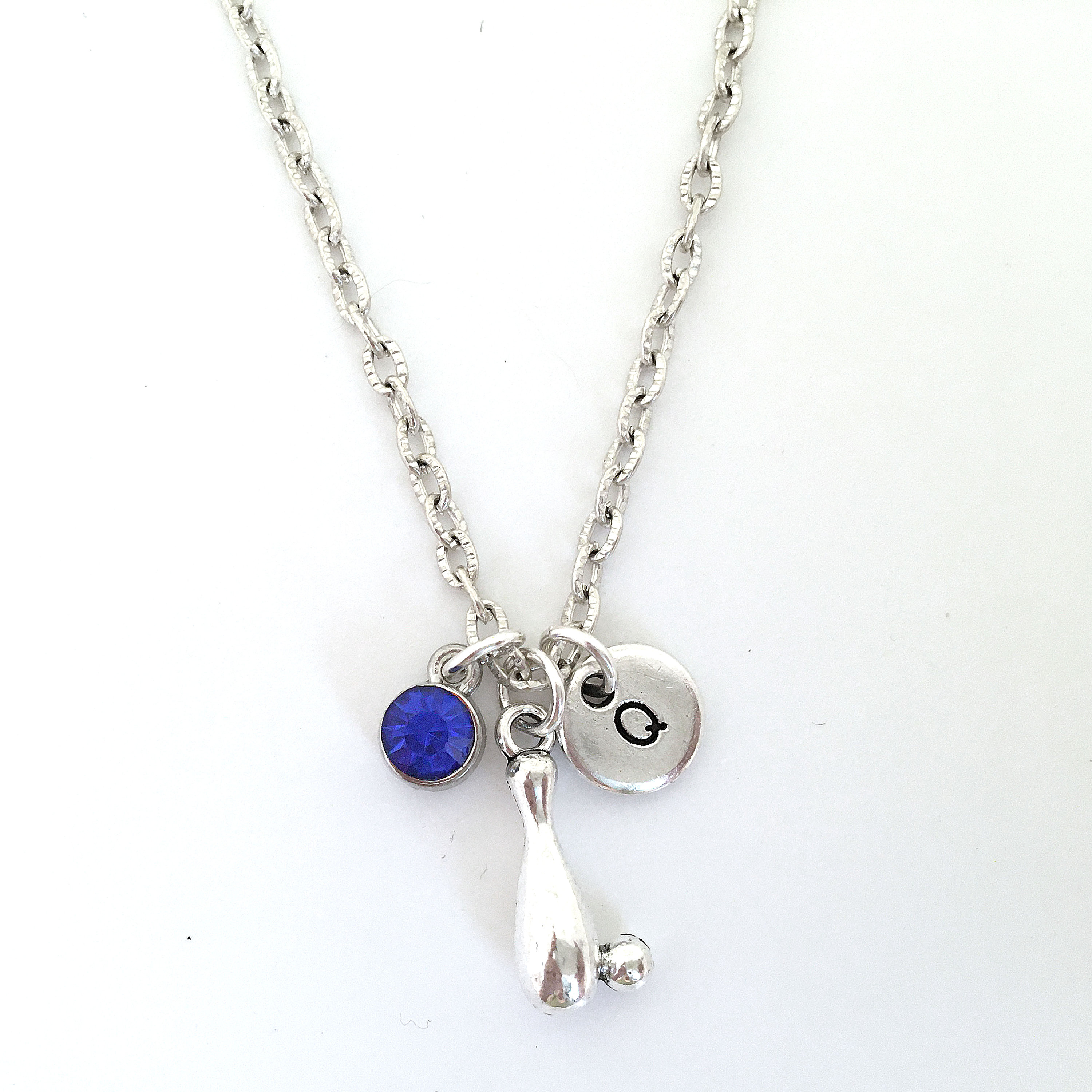 Bowling Necklace Bowling Ball Necklace Bowling Jewelry Etsy