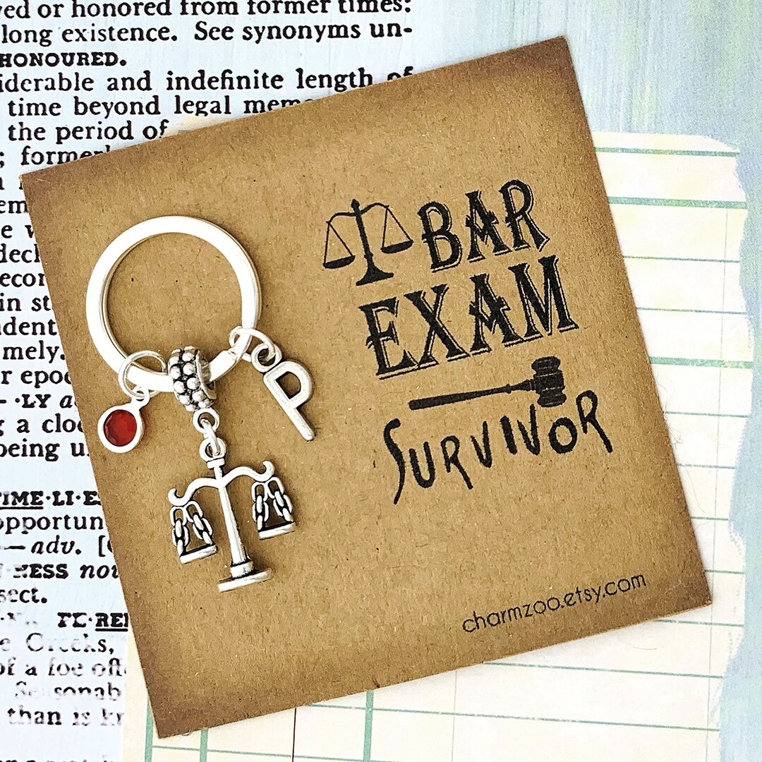 Lawyer Keychain Bar Exam Gift Scales of Justice Law School Etsy